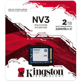 Kingston Nv3 2tb M.2 2230 Nvme Pcie Gen 4x4 3d Nand Internal Ssd Up To 6000 Mb/s - CompuMe